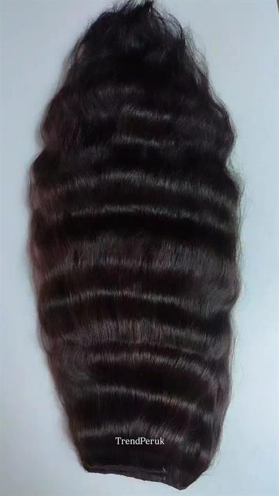 Gerçek Saç  Parçalı Çıtçıt Setler Küllü Kumral Küllü Sarı Renk