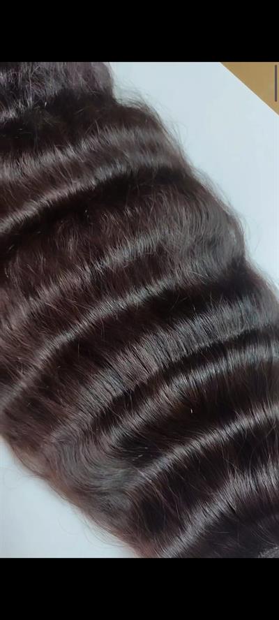 Gerçek Saç  Parçalı Çıtçıt Setler Koyu Kestane Kabuğu Renk