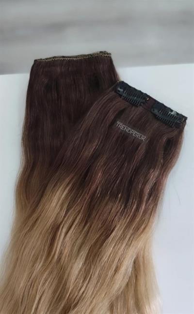 Gerçek Saç  Parçalı Çıtçıt Setler Küllü Kumral Küllü Sarı Renk