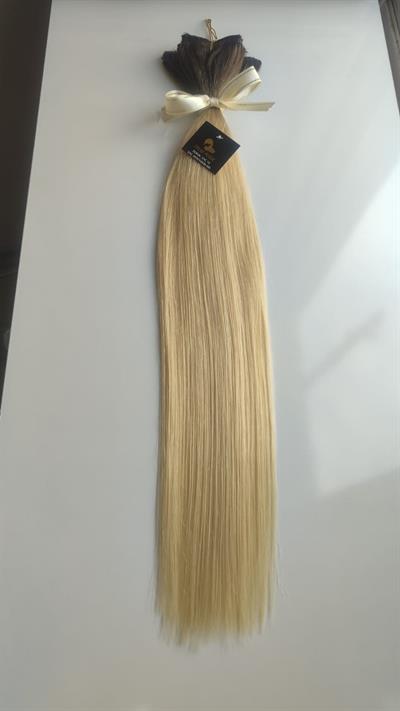 Gerçek Saç Parçalı Çıtçıt Setler Ombreli Platin Renk