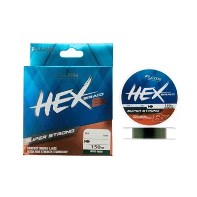 Fujin Hex Braid 8X 150 M Moss Green Pe İp Misina