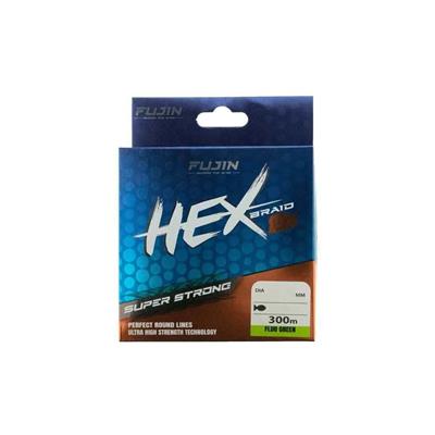 Fujin Hex Braid 8X 300 M Fluo Green PE İp Misina