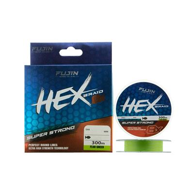 Fujin Hex Braid 8X 300 M Fluo Green PE İp Misina