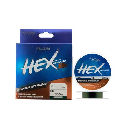 Fujin Hex Braid 8X 300 M Moss Green PE İp Misina