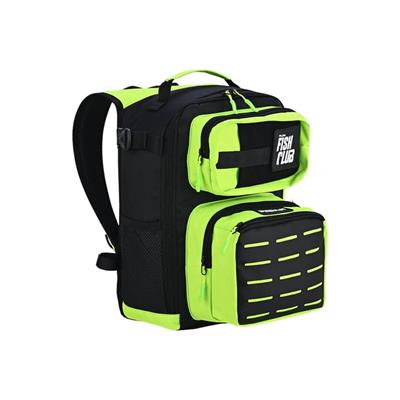 Fujin ProAji Back Pack Black Lime Balıkçı Sırt Çantası