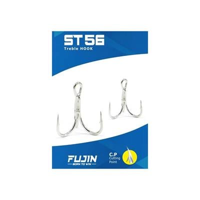 Fujin ST56 Üçlü Nickel Maket Balık İğnesi