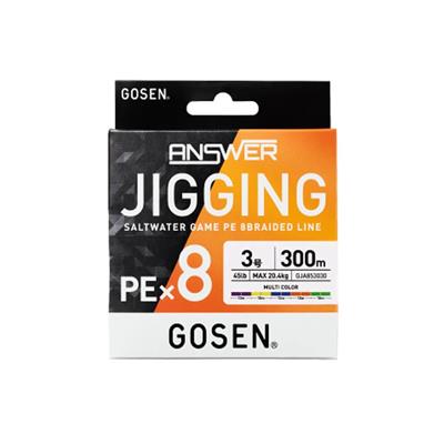 Gosen Jigging Answer PE 8 Örgü Jig ve Tai Rubber