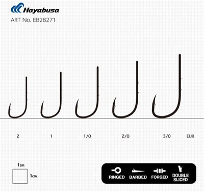Hayabusa HBTH 282 Delikli Tırnaklı Canlı Yem İğnesi