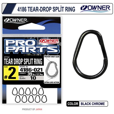 Owner 4186 Tear-Drop Split Ring
