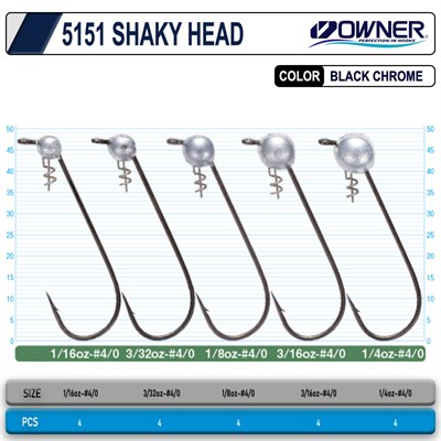 Owner 5151 Shaky Head