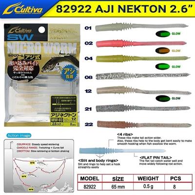 Owner 82922 Aji Nekton 6,5 Cm Lrf Silikonu 