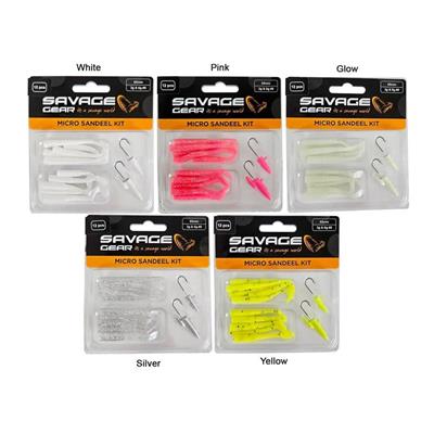 Savage Gear Lrf Micro Sandeel Kit 12 Adet Silikon Yem