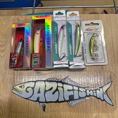 Efsane Beşli Kurşun Arkası Maket Balık Seti