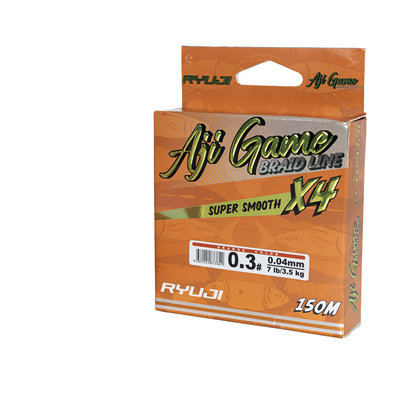 Ryuji Aji Game 4X 0.05 mm 150 MT Orange İp Misina