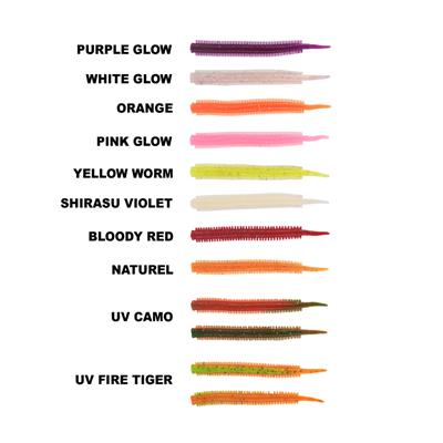 Ryuji Jelly Worm TPR 7.5 cm LRF silikonu