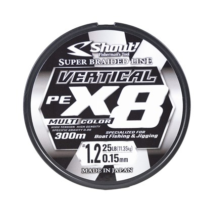 SHOUT VERTICAL X8 300M, MULTI COLOR İP MİSİNA