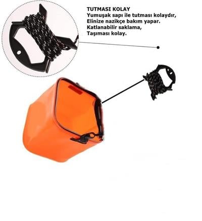 Turuncu GOVA - Katlanabilir Balıkçı  Kovası