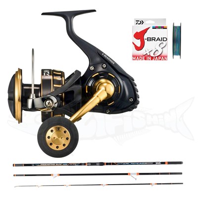 Ağır Abi Surf Seti: Ryuji Procasting 4.25m & Daiwa 23 BG SW 8000-P