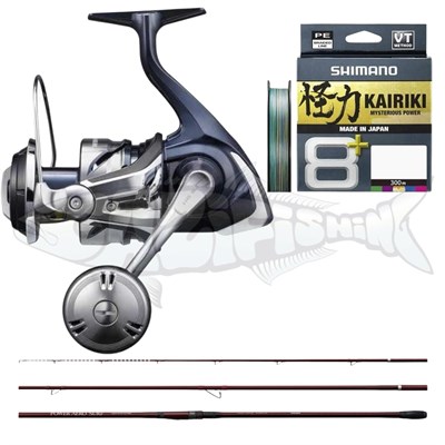 Boğaz Kurşun Arkası Seti: Shimano Power Aero & TwinPower 8000 PG