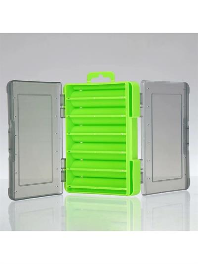 Çift Taraflı Maket Balık Kutusu 85 mm ( Yeşil )