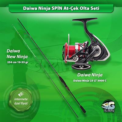 Daiwa Ninja Spin At Çek Olta Seti