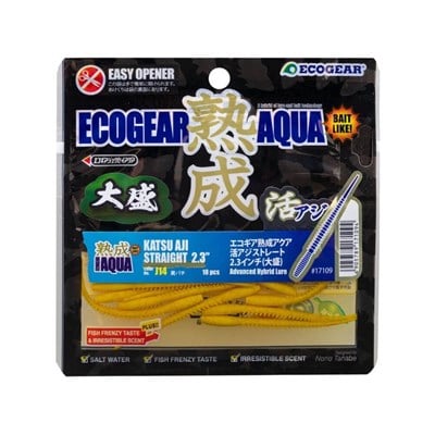 Ecogear Aqua Katsu Aji 2.3'' inc Straight 5.8 Cm Lrf Silikonu, LRF Silikonları, Ecogear
