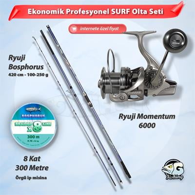 EKO / PRO 3 Parça Surf Casting Olta Seti