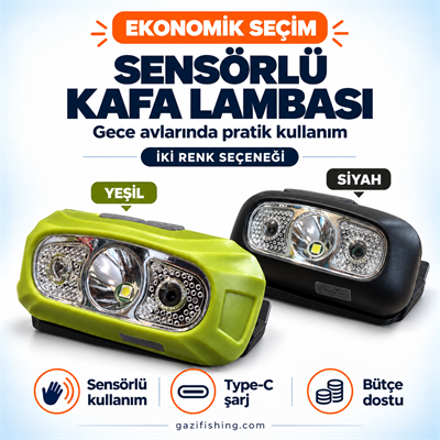 Ekonomik Sensörlü Kafa Lambası, Kafa Lambaları, ANCHOR