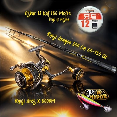 Hafif ve Portatif Çok Amaçlı Olta Seti – Ryuji Aragon & Ares X, Olta Setleri, Ryuji