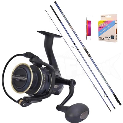 İstanbul Boğazı Kurşun Arkası Surf Seti | Virtus 8000 + 4.20m 100–250g