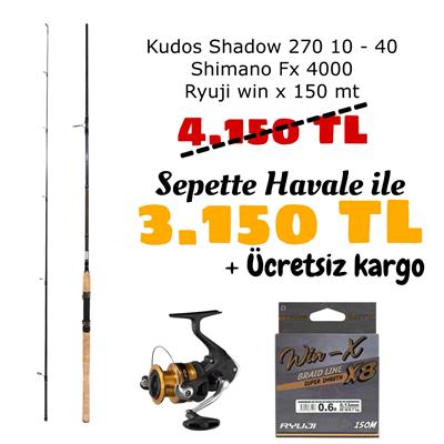 Kudos Shadow 270 - 10 / 40 - Shimano FX 4000 KAMPANYA