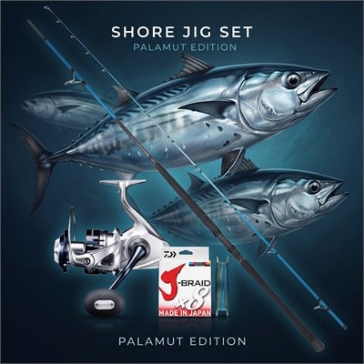 Palamut Edition Profesyonel Shore Jig Seti: Shimano Saragosa & Ryuji Shore Game, Shore Jig Olta Setleri, Gazi Fishing
