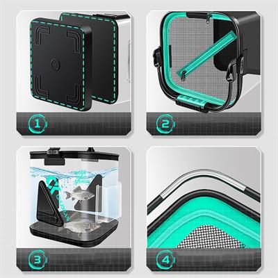 Şeffaf Katlanır GOVA - 12 LT Balıkçı Kovası ( Büyük Boy )