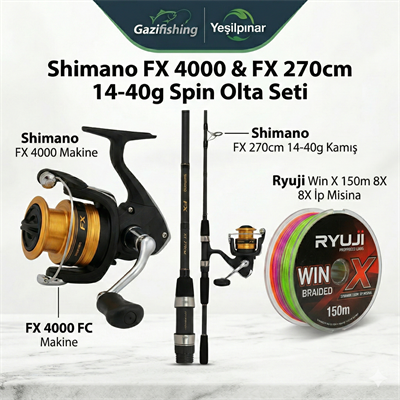 Shimano FX Spin At Çek Olta Seti