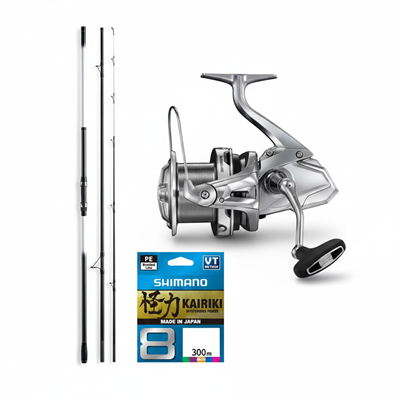 Shimano Profesyonel Surf Casting Seti Beastmaster K Surf ve Ultegra 14000 XSE