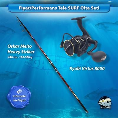 TeleSurf  Fiyat / Performans Surf casting olta seti