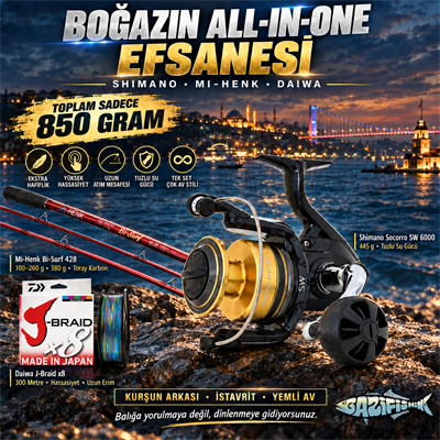 Ultra Hafif Profesyonel 3 Parça Boğaz Seti: Sadece 850g, Surf Casting Olta Setleri, Gazi Fishing