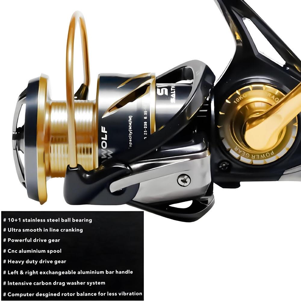 En Ucuz Ryuji Seawolf 6000 SW 10+1BB Jig Makara fiyatları ve