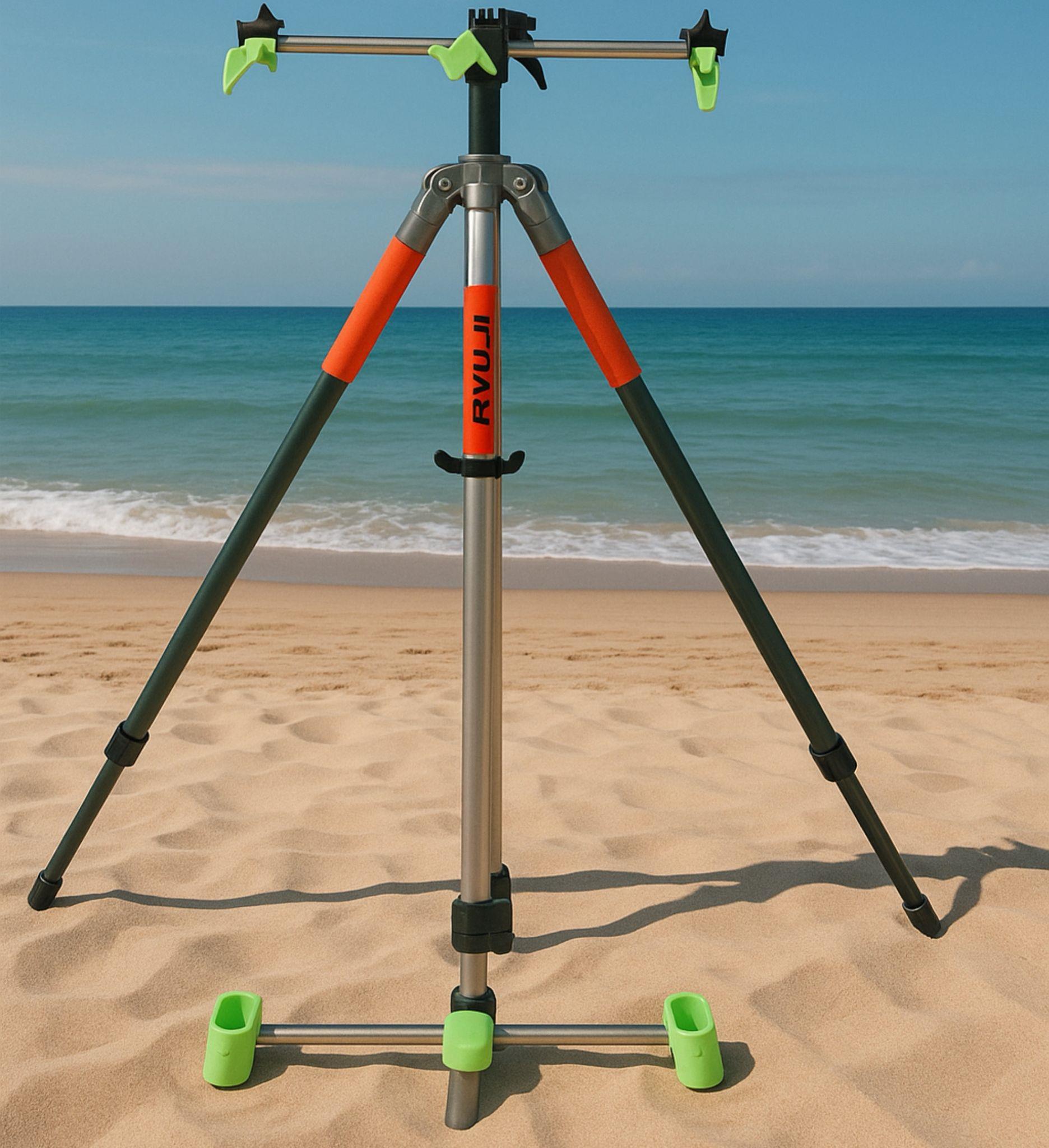 RYUJI Surf Power Metal Tripod 180 cm | 3 Kamışlık Profesyonel
