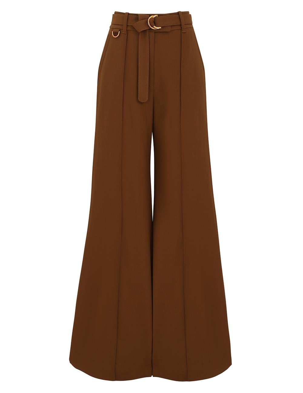 PREMİUM KEMERLİ KAHVE PANTOLON
