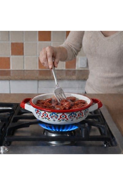 20 No Emaye Sahan, Servis, Yemek Kamp, Piknik, Çeyiz