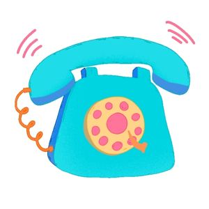 Telefonla konuşan bebek