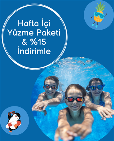 AQUABABİES Hafta İçi Özel Yüzme Paketi 1 Kur-5 Ders