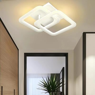 KRAYDINLATMA Ling Beyaz Plafonyer Lüks Modern Günışığı Ledli Avize