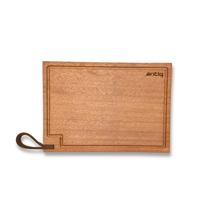 Antiq Vedra İroko Ahşap Kesme Tahtası - 35 cm