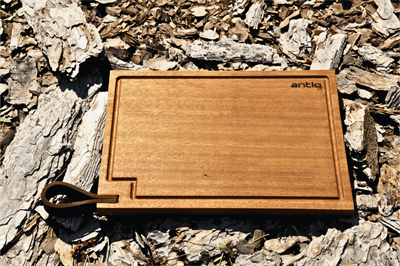 Antiq Vedra İroko Ahşap Kesme Tahtası - 35 cm