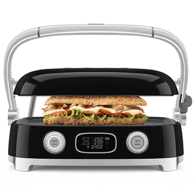 SMEG MGF01 Multi Grill – 1800 W, Panini & Waffle