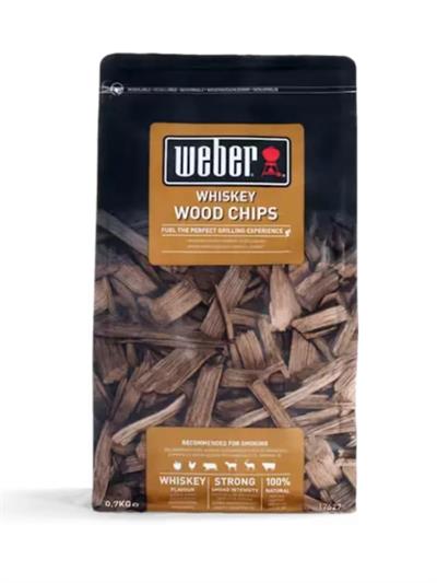 Weber 17627 Whisky Wood Chips 700 g – FSC® Sertifikalı Alkol Fıçı Odunu Tütsüsü