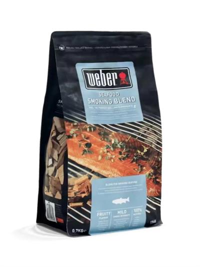 Weber 17665 Seafood Tütsü Odun Cipsi 700 g – Hafif ve Meyvemsi Duman Aroması