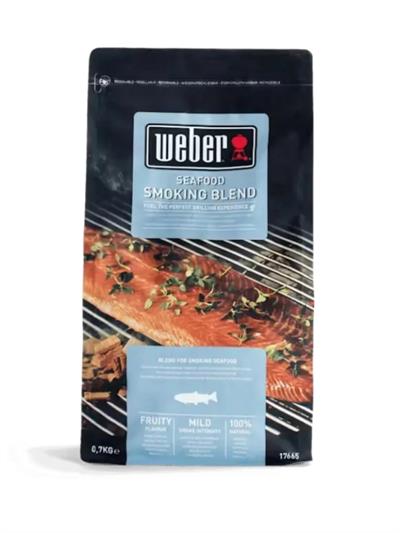 Weber 17665 Seafood Tütsü Odun Cipsi 700 g – Hafif ve Meyvemsi Duman Aroması
